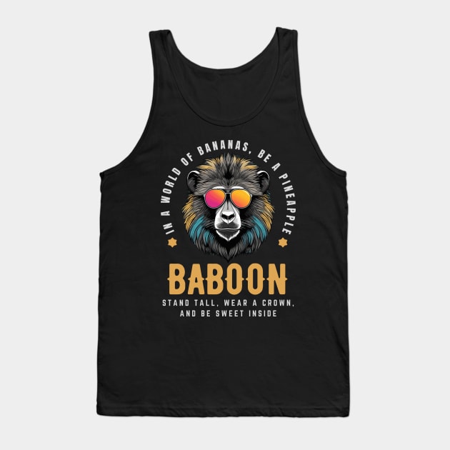 Baboon Tank Top by Pearsville